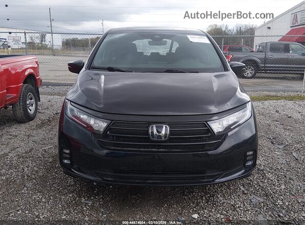 5FNRL6H74PB025417 2023 HONDA ODYSSEY Black Вид щитка приладів