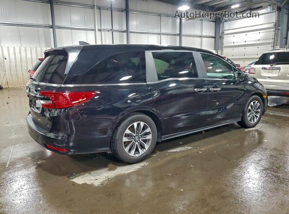 5FNRL6H75NB032888 2022 HONDA ODYSSEY Black Trasero derecho