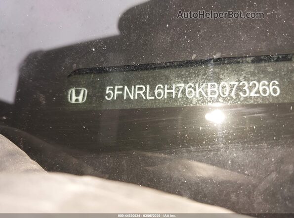 5FNRL6H76KB073266 2019 HONDA ODYSSEY Black 