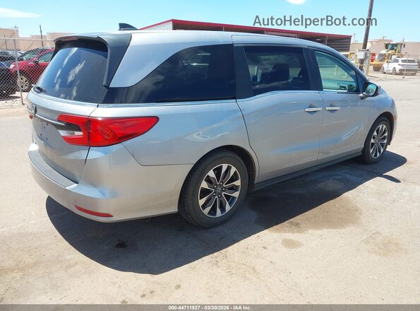 5FNRL6H77NB029216 2022 HONDA ODYSSEY Silver Trasero derecho