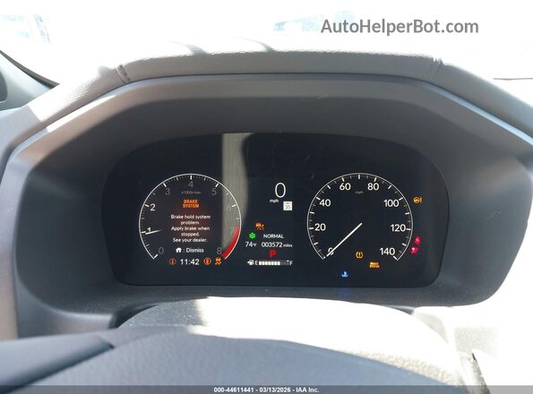 5FNRL6H77TB019282 2026 HONDA ODYSSEY Gray Вид задніх сидінь