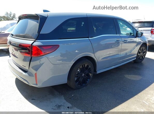 5FNRL6H77TB019282 2026 HONDA ODYSSEY Gray Задня права чверть
