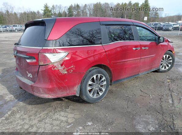 5FNRL6H78NB034330 2022 HONDA ODYSSEY Red Tył prawy