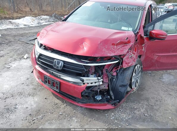 5FNRL6H78NB034330 2022 HONDA ODYSSEY Red Widok z przodu