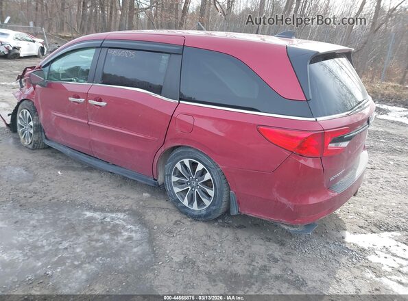 5FNRL6H78NB034330 2022 HONDA ODYSSEY Red Tył lewy