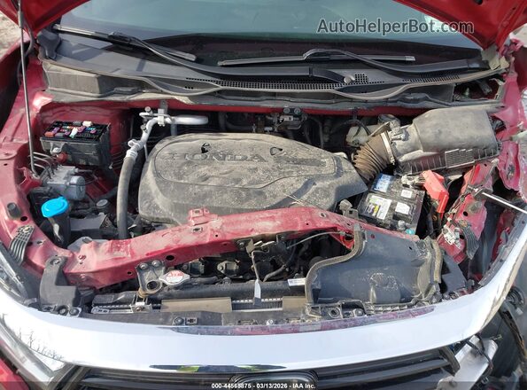 5FNRL6H78NB034330 2022 HONDA ODYSSEY Red Widok z tyłu