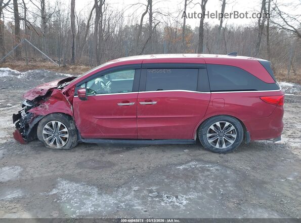 5FNRL6H78NB034330 2022 HONDA ODYSSEY Red 
