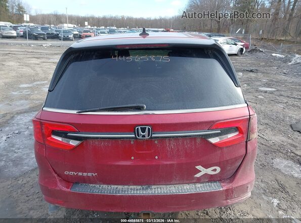 5FNRL6H78NB034330 2022 HONDA ODYSSEY Red 