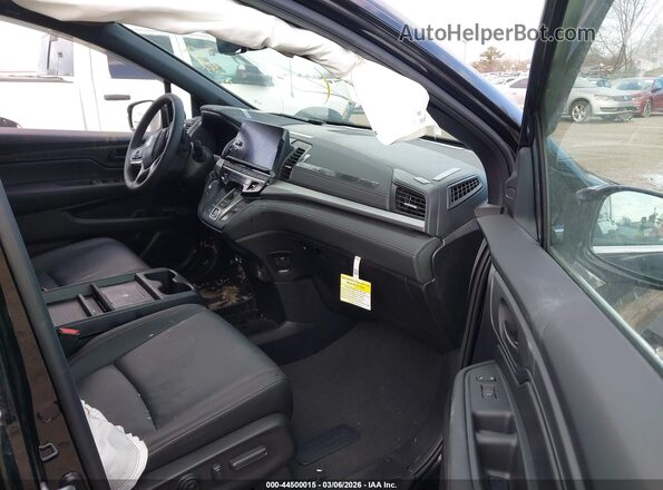 5FNRL6H78TB008744 2026 HONDA ODYSSEY Black Front interior view