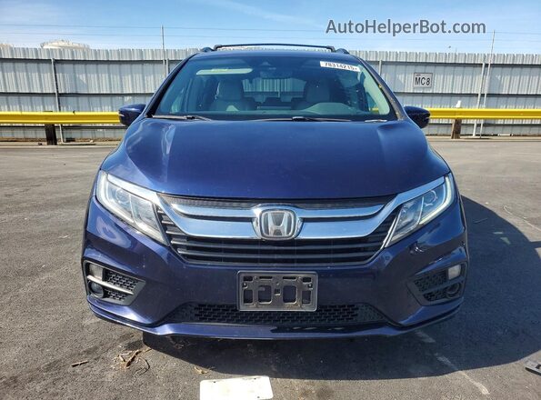 5FNRL6H7XKB035538 2019 HONDA ODYSSEY Blue 