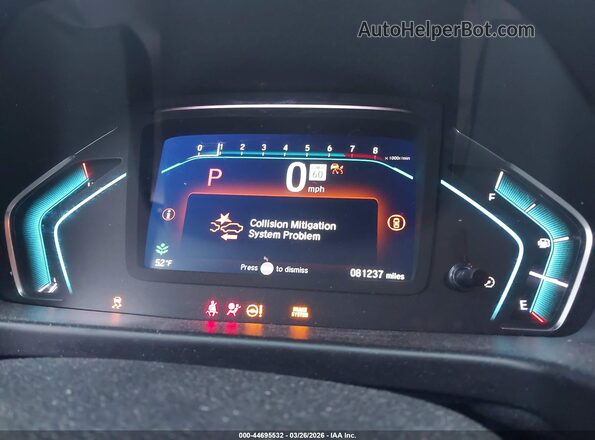 5FNRL6H7XNB016282 2022 HONDA ODYSSEY Gray Widok tylnych siedzeń