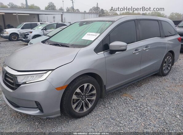 5FNRL6H7XNB016282 2022 HONDA ODYSSEY Gray Przód lewy