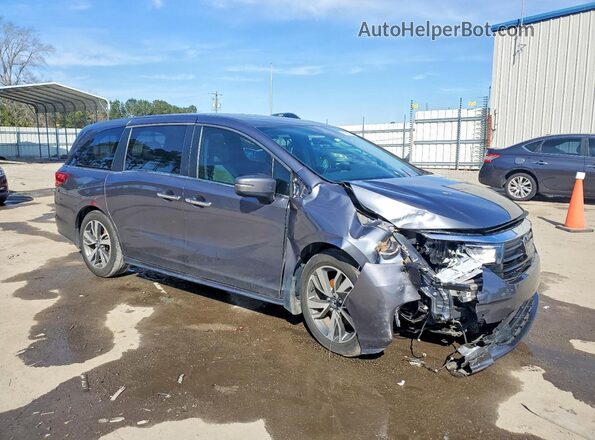 5FNRL6H80MB005587 2021 HONDA ODYSSEY Gray 