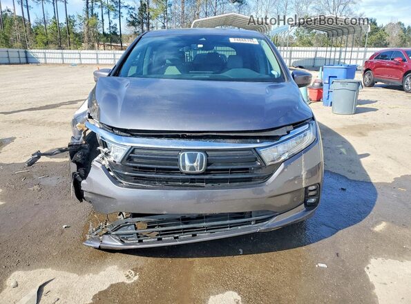 5FNRL6H80MB005587 2021 HONDA ODYSSEY Gray 