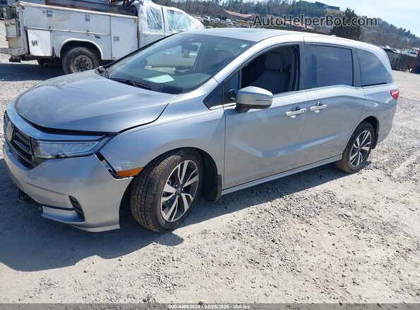 5FNRL6H80RB042663 2024 HONDA ODYSSEY Silver Առջևի ձախ երեք քառորդ տեսարան