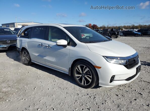 5FNRL6H81MB010989 2021 HONDA ODYSSEY Белый Передняя правая четверть