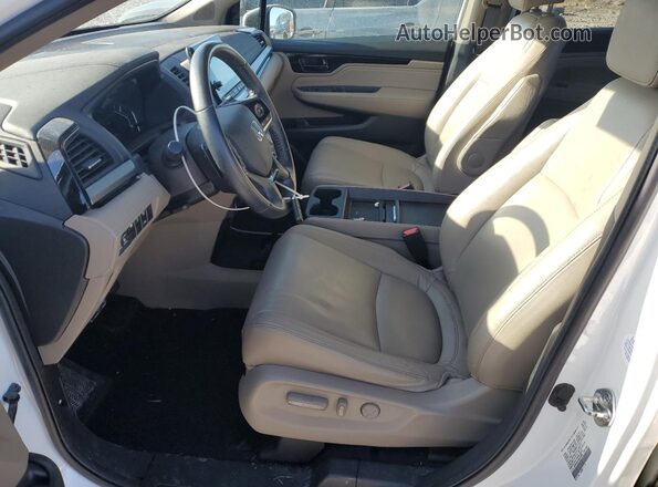 5FNRL6H81MB010989 2021 HONDA ODYSSEY Белый Вид салона спереди