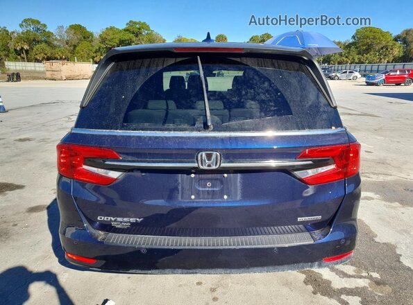 5FNRL6H81PB025187 2023 HONDA ODYSSEY Blue Вид ззаду