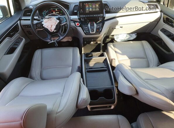 5FNRL6H81PB025187 2023 HONDA ODYSSEY Blue Вид панелі приладів