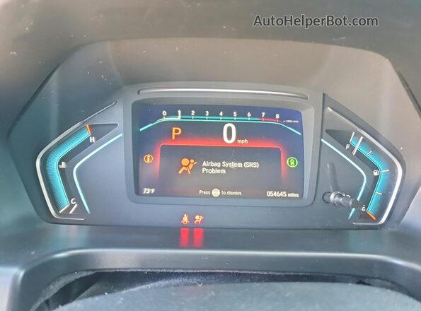 5FNRL6H81PB025187 2023 HONDA ODYSSEY Blue Вид щитка приладів