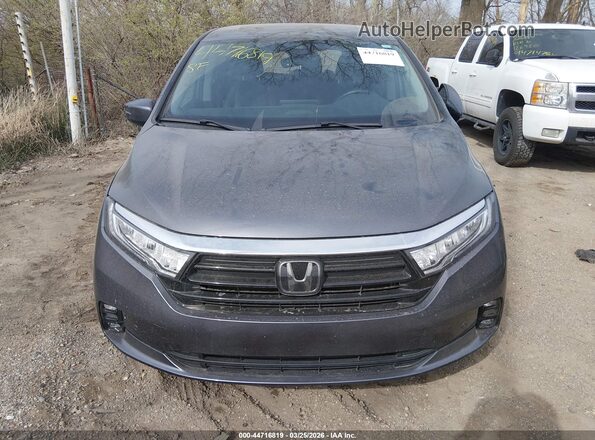 5FNRL6H84RB028992 2024 HONDA ODYSSEY Gray Rear interior view