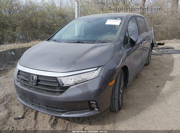5FNRL6H84RB028992 2024 HONDA ODYSSEY Gray Front left