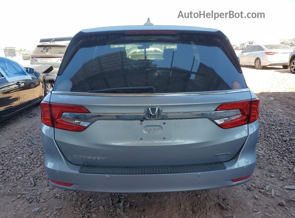 5FNRL6H86JB006562 2018 HONDA ODYSSEY Silver უკანა ხედი