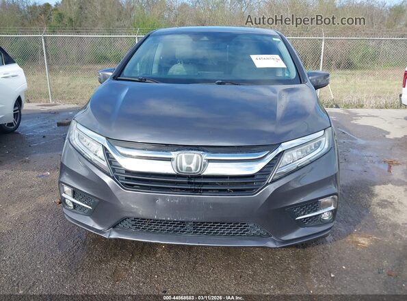 5FNRL6H86JB038377 2018 HONDA ODYSSEY Gray Front view