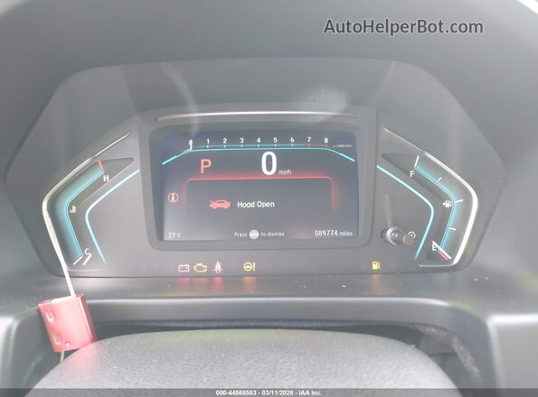 5FNRL6H86JB038377 2018 HONDA ODYSSEY Gray Rear seats view