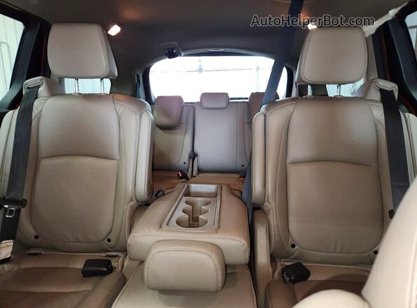5FNRL6H86NB011069 2022 HONDA ODYSSEY Burgundy Widok tylnych siedzeń