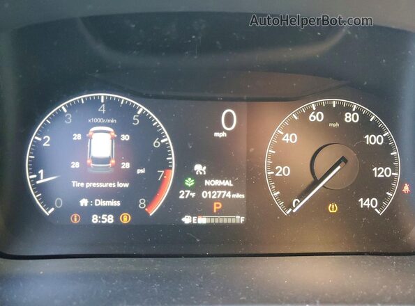5FNRL6H86TB002224 2026 HONDA ODYSSEY Silver Widok zestawu wskaźników