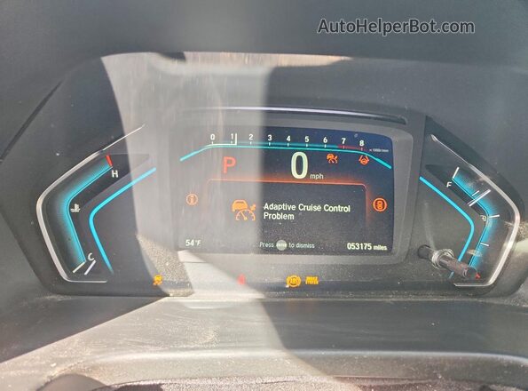 5FNRL6H88MB030379 2021 HONDA ODYSSEY Серый Вид щитка приборов
