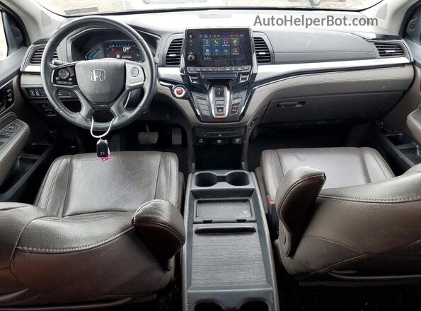 5FNRL6H88MB030768 2021 HONDA ODYSSEY Gray Widok deski rozdzielczej