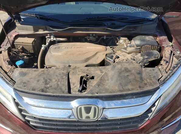 5FNRL6H89KB052596 2019 HONDA ODYSSEY Maroon 
