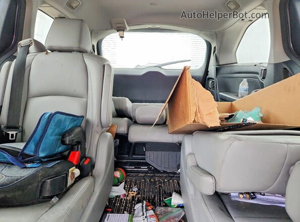 5FNRL6H89MB009878 2021 HONDA ODYSSEY Gray Vista de los asientos traseros