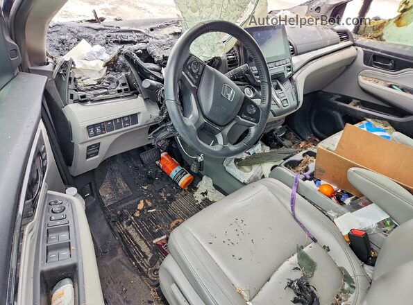 5FNRL6H89MB009878 2021 HONDA ODYSSEY Gray Vista del salpicadero