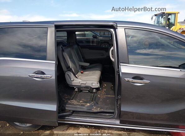 5FNRL6H8XJB017693 2018 HONDA ODYSSEY Gray 