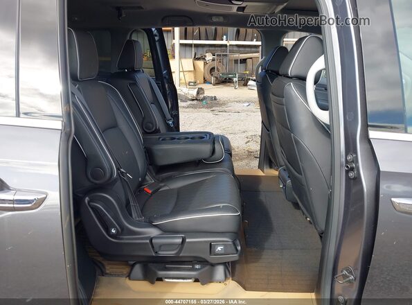 5FNRL6H90PB032379 2023 HONDA ODYSSEY Gray VIN კოდის სტიკერის ხედი