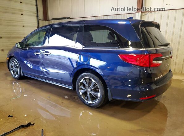 5FNRL6H90PB064510 2023 HONDA ODYSSEY Blue Rear left