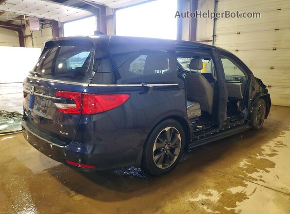 5FNRL6H90PB064510 2023 HONDA ODYSSEY Blue Rear right
