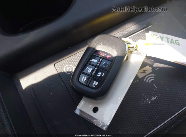 5FNRL6H91SB041262 2025 HONDA ODYSSEY Black Widok deski rozdzielczej