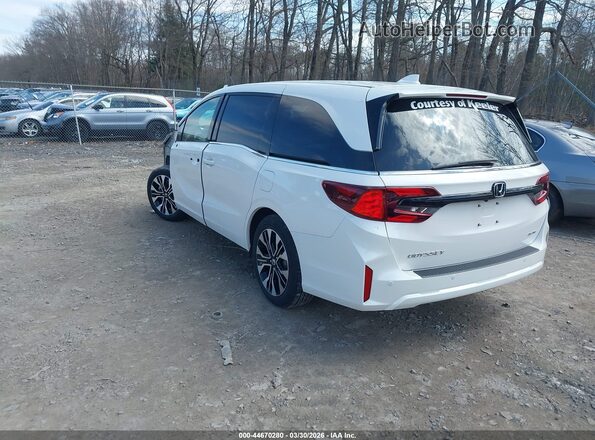 5FNRL6H92TB009177 2026 HONDA ODYSSEY White უკანა მარცხენა