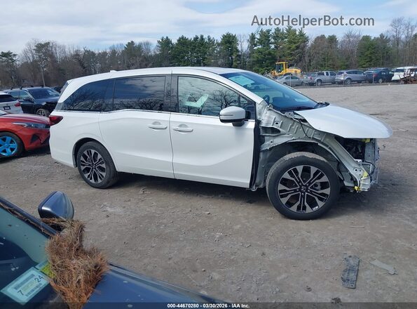 5FNRL6H92TB009177 2026 HONDA ODYSSEY White უკანა სალონის ხედი