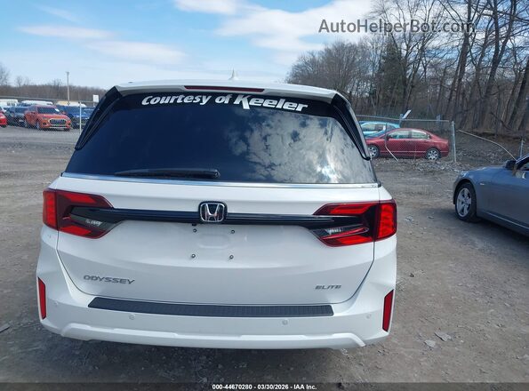 5FNRL6H92TB009177 2026 HONDA ODYSSEY White 