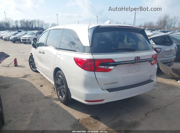 5FNRL6H94MB002457 2021 HONDA ODYSSEY Белый Задняя левая четверть