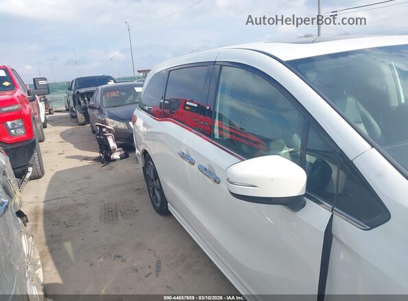 5FNRL6H94MB002457 2021 HONDA ODYSSEY Белый Вид задней части салона
