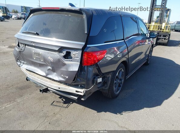 5FNRL6H96NB055002 2022 HONDA ODYSSEY Gray Rear right