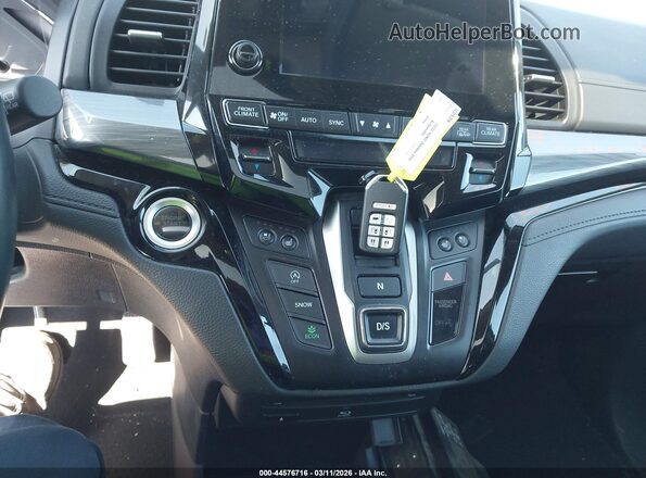 5FNRL6H96NB055002 2022 HONDA ODYSSEY Gray Dashboard view