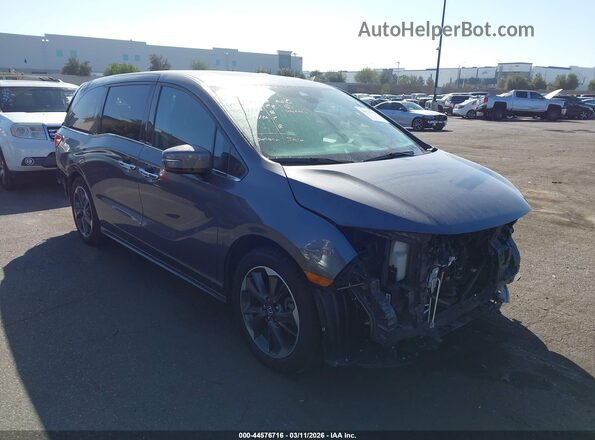 5FNRL6H96NB055002 2022 HONDA ODYSSEY Gray 360 interior view