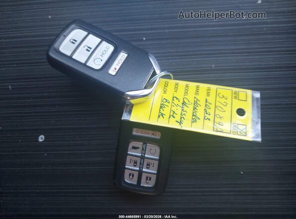 5FNRL6H97PB069638 2023 HONDA ODYSSEY Black წინა პანელის ხედი